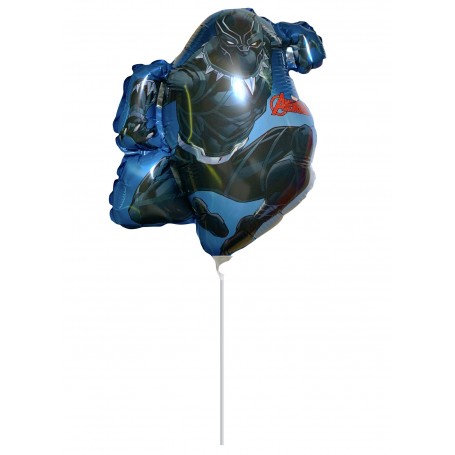 Ballon Black Panther Sur Tige Disney, Décorations ballons pour anniversaire.