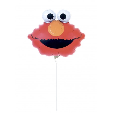 Ballon Elmo Sesame Streat Tête Mini Air, Décorations ballons pour anniversaire.