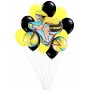 Grappe de Ballons Vélo Maillot Jaune, Décorations ballons pour Tour de France.