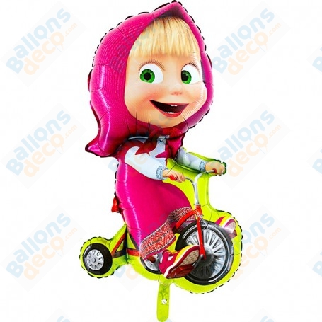 Ballon Masha En Vélo
