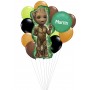 Ballons Groot Les Gardiens De La Galaxie en Grappe Prénom Disney, Décorations ballons pour anniversaire.