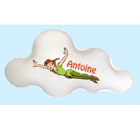 Ballon Nuage Peter Pan avec Prénom Disney, Décorations ballons pour anniversaire.