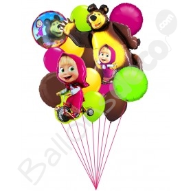 Ballons Masha & Michka - Dessin Animé - Anniversaire 