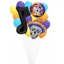Ballons Coco Miguel Hector en Grappe Disney Pixar, Décorations ballons pour anniversaire.