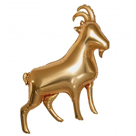 Ballon Chamois D'or, décoration ballon pour réconpense, Animaux de Montagne, anniversaire.