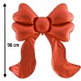 Ballon Ruban Rouge Géant de 98 cm, Décorations ballons pour anniversaire, Mariage, Vitrine de Noël, St-Valentin, Amour, Rouge.