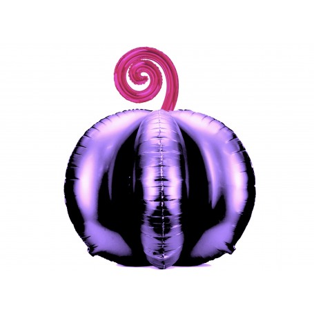 Ballon Citrouille Violette et Rose Halloween DIY, Décorations ballons pour Halloween.