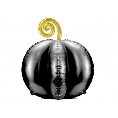 Ballon Citrouille Noir et Or Halloween DIY, Décorations ballons pour Halloween.