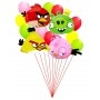 Ballons Angry Birds en Grappe, Décorations ballons pour anniversaire.