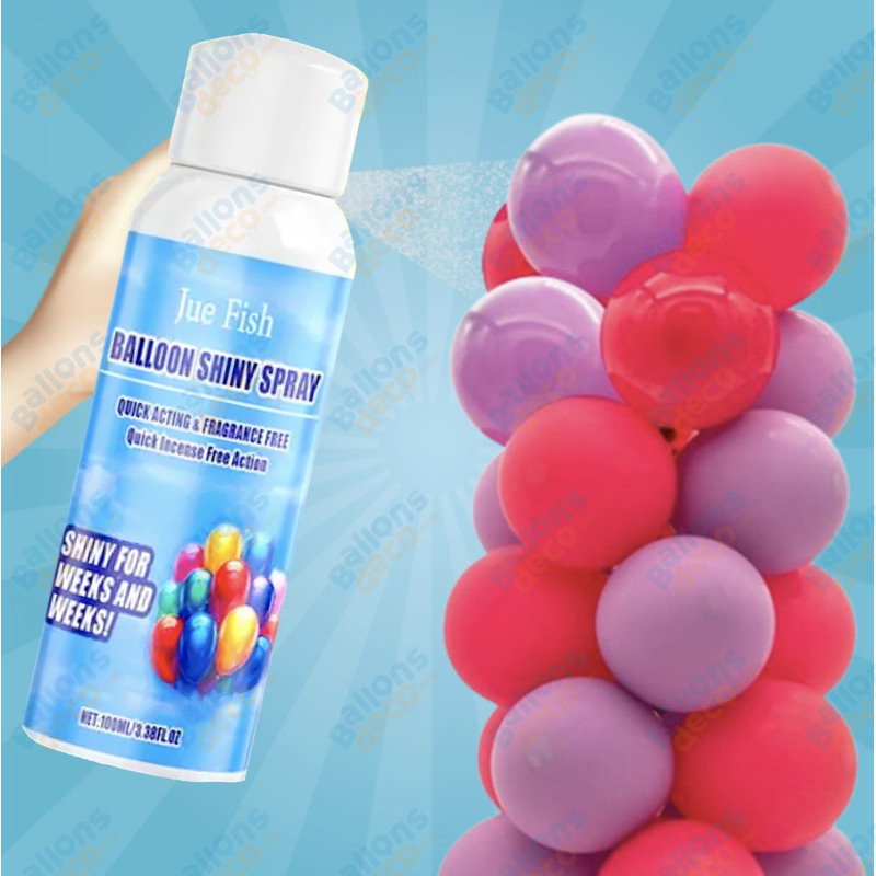 Spray Brillant Magic Shine FE FRANCE – 500 Ml Pour Ballons Latex Ultra Brillant Anti-oxydation