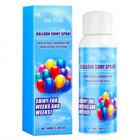 Magic Shine Aérosol Spray Pour Ballons 100 ML, Décorations ballons pour anniversaire.