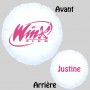 Ballon Logo Winx Club avec le Prénom, Décorations ballons pour anniversaire.