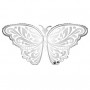 Ballon Papillon Argent et Blanc Qualatex, décoration ballon Vitrine e magasin, Anniversaire, Soirée Discothèque.