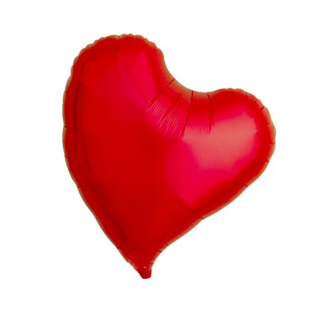 Ballon Coeur Ibrex Sweet Rouge Vin 45 cm, Décorations ballons pour anniversaire, mariage, St-Valentin.