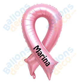 30 Ballons Octobre Rose Pour Sensibilisation Cancer Du Sein - 12 Pouces, 6 Designs + Ruban