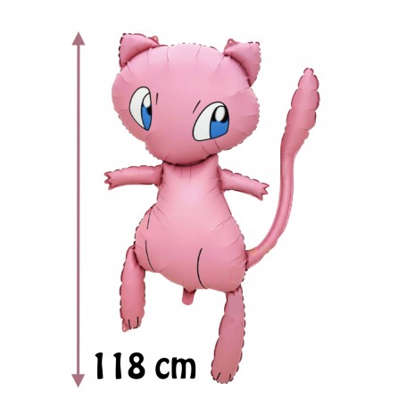 Ballon Pokémon Mew Géant de 118 cm, Décorations ballons pour anniversaire.