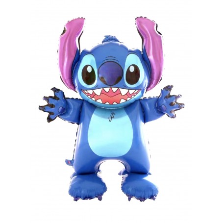 Ballon Stitch Joyeux Stand Up 130 cm Disney, Décorations ballons pour anniversaire.