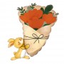 Ballon Lapin Beige Bouquet de Fleurs, Décorations ballons pour anniversaire, Naissance, Saint Valentin.