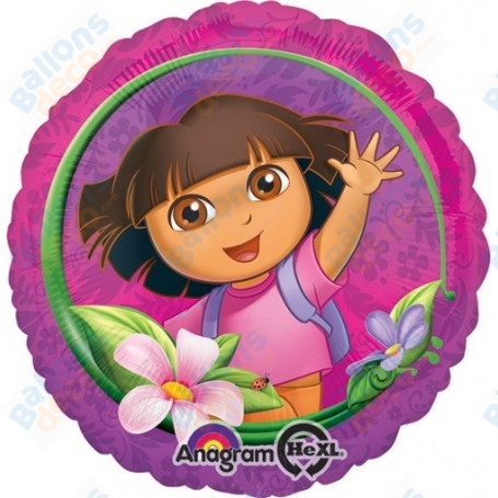 Ballon Rond Dora Anagram, Décorations ballons pour anniversaire.