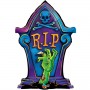 Ballon Tombe Zombie Rip Halloween, décoration ballons pour Halloween.