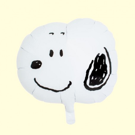 Ballon Tête de Snoopy Ibrex, Décorations ballons pour anniversaire, Personnages Chien Blanc.