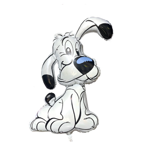 Ballon Idéfix Chien Blanc de Astérix, Décorations ballons pour anniversaire.