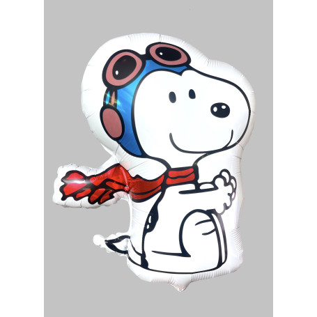 Ballon Snoopy Avec des Lunettes d'avion, Décorations ballons pour anniversaire.