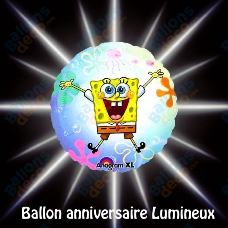 Ballon Bob L'éponge Lumineux