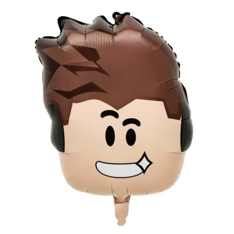 Ballon Roblox Tête Personnage, Décorations ballons pour anniversaire, Gaming et jeu vidéo.