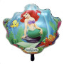 Ballon Ariel La Petite Sirène Dans Son Coquillage dans la mer Disney, Décorations ballons pour anniversaire.