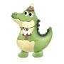 Ballon Crocodile Vert Chapeau Anniversaire