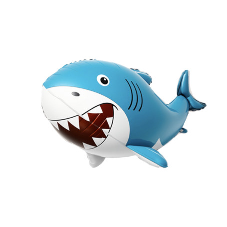 Ballon Requin Bleu Cartoon 3D Mer Sea Aquatique, décoration ballon anniversaire