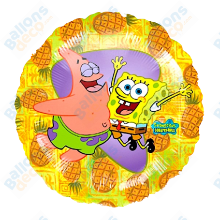 Ballon Bob L'Eponge et Patrick
