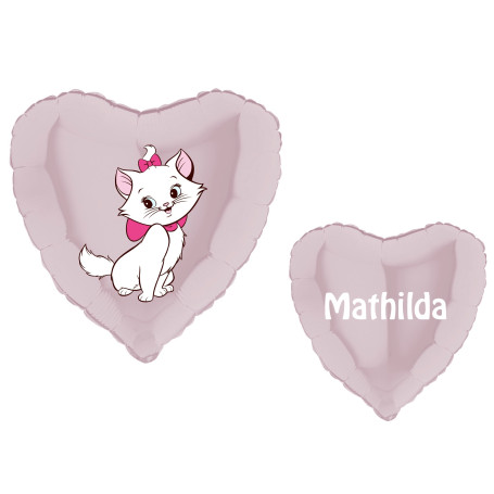 Ballon Marie Des Aristochats avec Prénom Disney, Décorations ballons pour anniversaire.