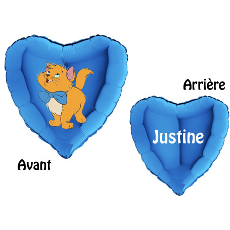 Ballon Toulouse Des Aristochats avec Prénom Disney, Décorations ballons pour anniversaire.