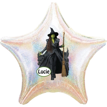 Ballon Sorcière Elphaba Wicked Personnalisable Disney 1 face, Décorations ballons pour anniversaire.