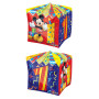 Ballon Mickey Anniversaire 1 an CUBEZ 2 Faces Disney, Décorations ballons pour anniversaire.