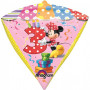 Ballon Minnie Anniversaire 3 ans Diamondz 2 Faces Disney, Décorations ballons pour anniversaire.