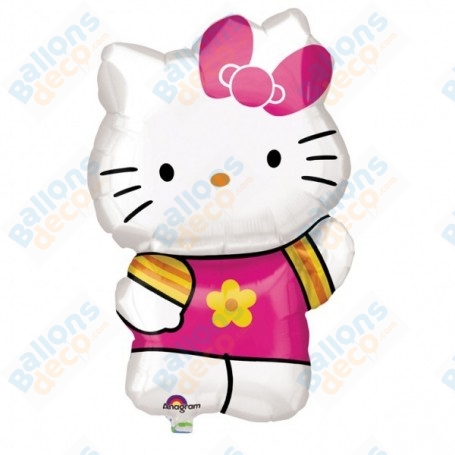 Ballon Hello Kitty Rose, Anniversaire Kawaii