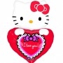 Ballon Hello Kitty Coeur