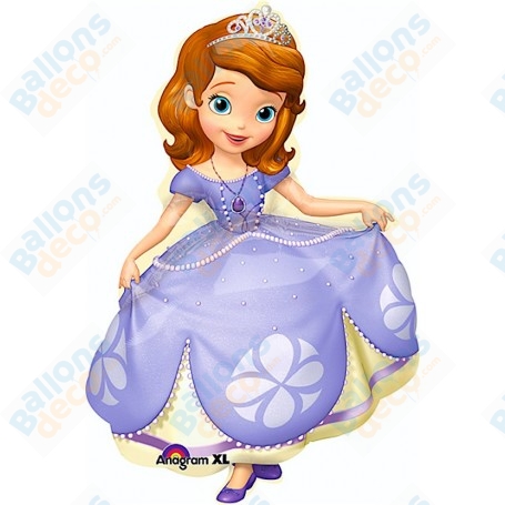 Ballon Princesse Sofia Disney, Décorations ballons pour anniversaire.