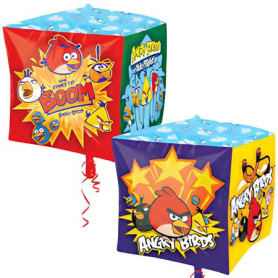 Ballon Angry Birds Cubez 4 faces Anagram, Décorations ballons pour anniversaire.