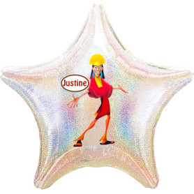 Ballon Kuzco Étoile Personnalisable Disney 1 face, Décorations ballons pour anniversaire.