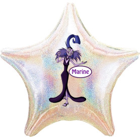 Ballon Yzma de Kuzco Étoile Personnalisable Disney 1 face, Décorations ballons pour anniversaire.