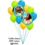 Ballons Vaiana en Grappe ORBZ Moana Disney