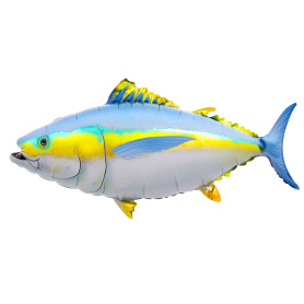 Ballon Poisson Thon Jaune Réaliste