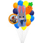 Ballons Zootopie 2 Judy Cartoon en Grappe Disney, Décorations ballons pour anniversaire.