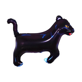 Ballon Panthère Noir Flexmetal, Décoration ballon anniversaire, Safari.