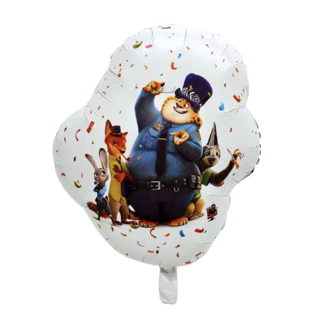 Ballon Zootopie 2 en Groupe Forme Disney, Pixar, Décorations ballons pour anniversaire.