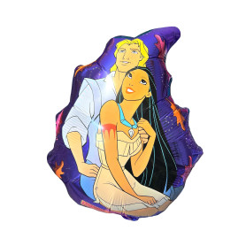 Ballon Pocahontas et John Smith Disney, Anagram, Décorations ballons pour anniversaire.